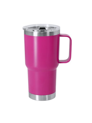 Taza promocional térmica con agarradera metálica