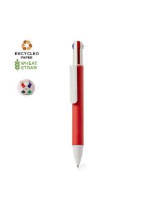 Lapicero promocional rojo 4 en 1