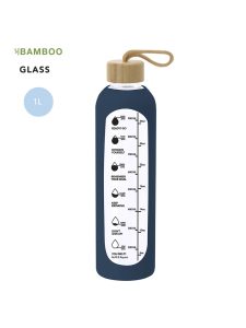 Botella promocional con medidor motivacional