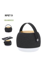 Speaker promocional y cargador inalámbrico