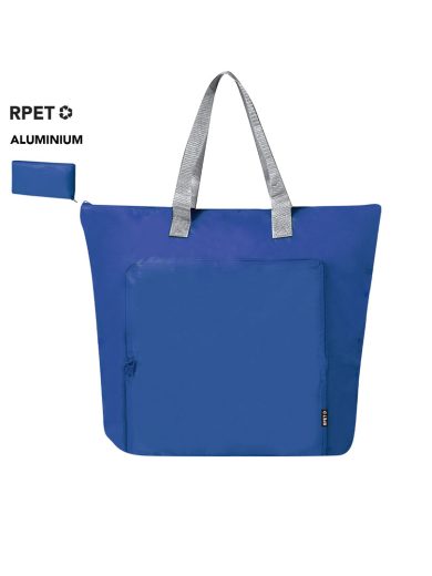 Bolsa promocional y hielera con interior isotermo