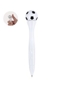 Lapicero promocional con forma de bola de futbol
