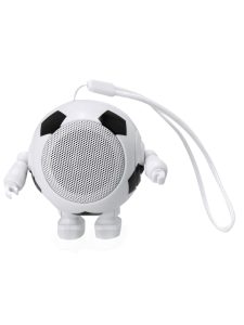 Parlante bluetooth con diseño en forma de bola de futbol