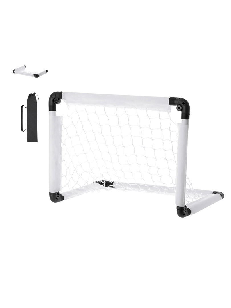 Porteria de futbol plegable con funda para transporte