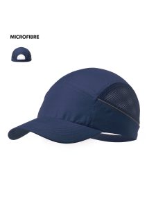 Gorra publicitaria con redes laterales para ventilación