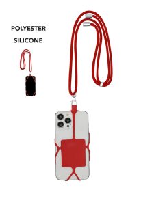 Lanyard personalizado, con porta móvil.