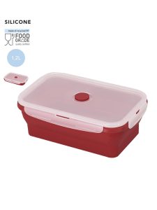 tupper de plastico con tapa de silicona