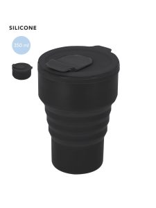 Vaso plegable de silicona